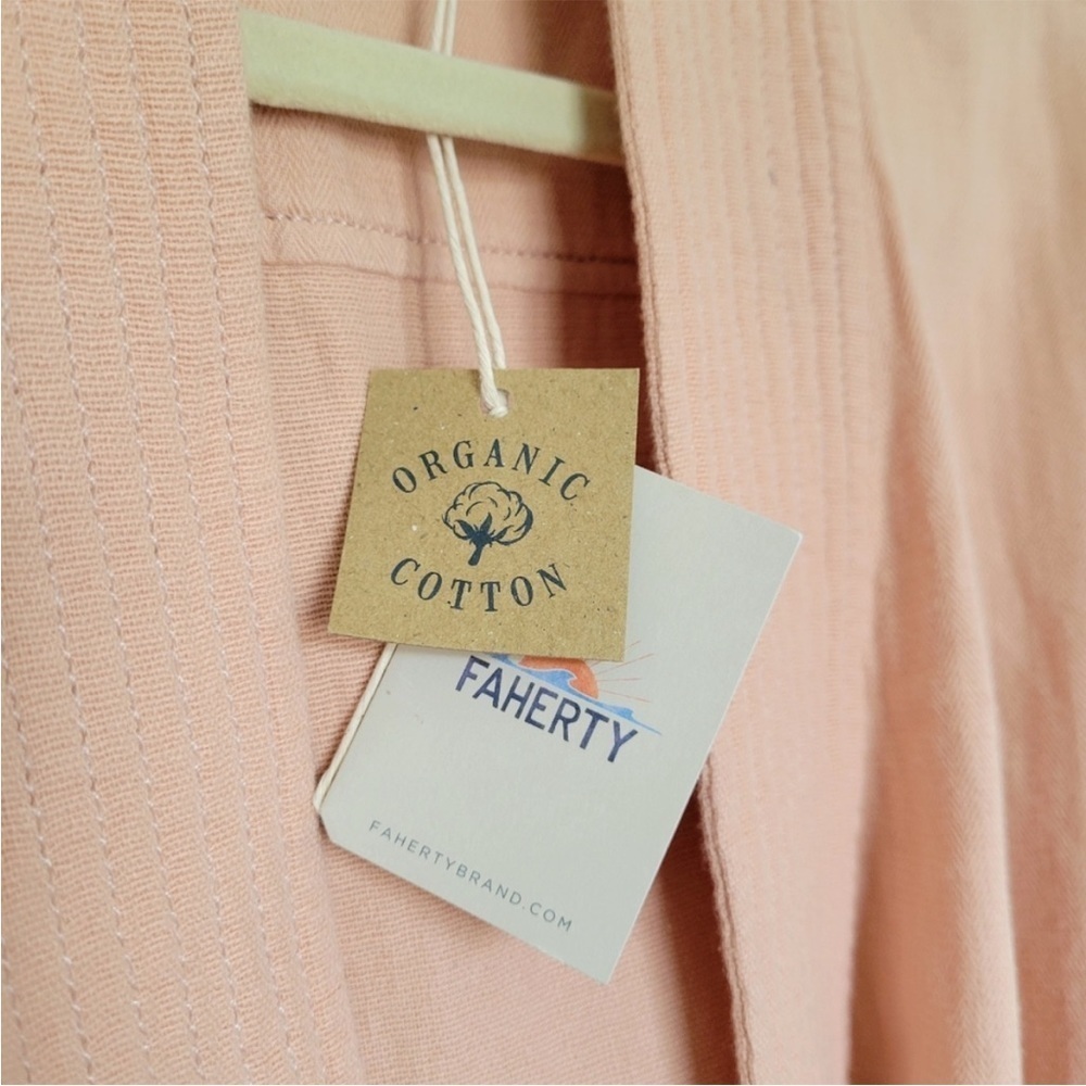 Faherty Hidden Hills Organic Cotton Tie Front Jacket XS NWT - Picture 5 of 10